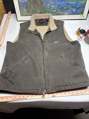 Wolverine Brown Sherpa-Lined Men’s Vest